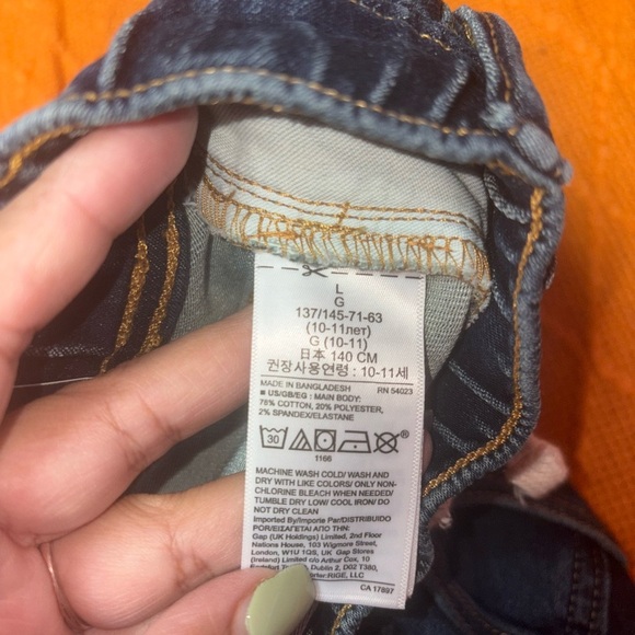 NWT GAP Blue Straight-Leg Jeans Classic Denim - Picture 4 of 4